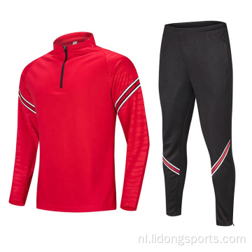 Man voetbal tracksuit hight kwaliteit voetbaltrainingspak